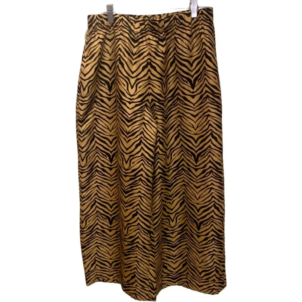 Lafayette 148 New York Riverside Silk Crop Pants in Size Medium